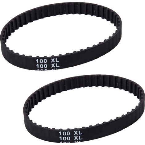 2x Poliermaschine Drehzahlregelung Gummizahnriemen 50 Zähne 10 mm breit 100XL