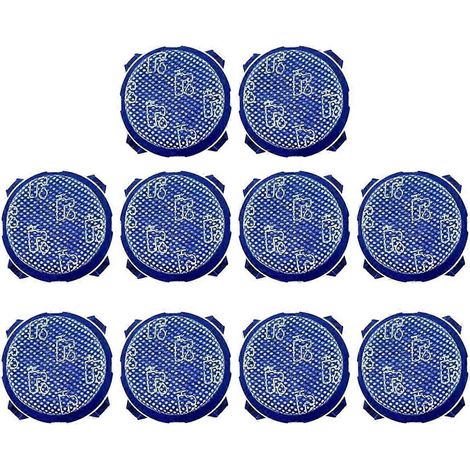 Lot de 10 filtres pour aspirateur SAMSUNG Jet 75 et Jet 90, référence DJ97-02649A (1/5)