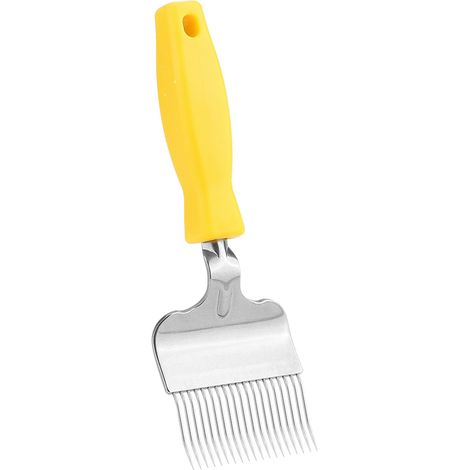 Fourchette à désoperculer à dents en acier inoxydable pour ruche apiculture extraction miel (1/5)