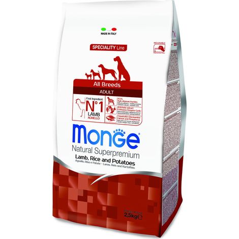 Monge Speciality Line Lamm mit Reis und Kartoffeln 2,5kg