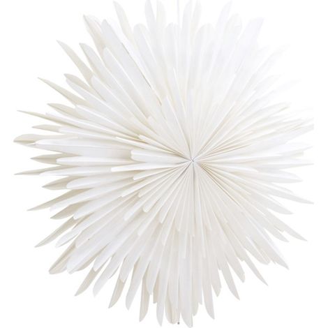 Lampe Suspension Design "Selen" 80cm Blanc (1/5)