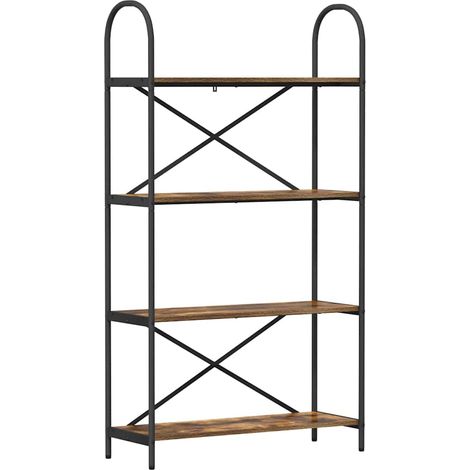Étagère Chêne fumé 80 x 30 x 146 cm Bois d'ingénierie (1/5)