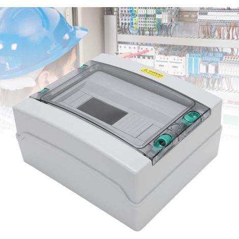 Boîte de jonction électrique extérieure étanche IP66 à 12 circuits avec couvercle transparent pour l'industrie (1/5)