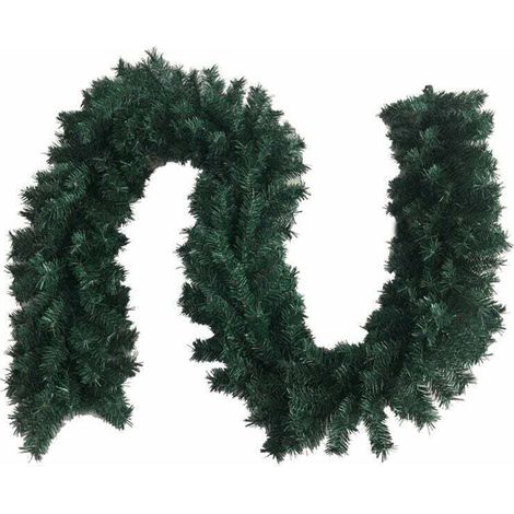 Guirlande de sapin artificiel - 275 cm - Effet naturel - 300 branches (1/4)