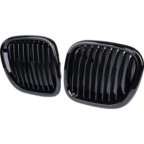 Voiture Noir Brillant Capot Avant Rogne Grill Maille Sport Grilles pour Z3 Cabriolet Coupé 1996-2002 (1/4)
