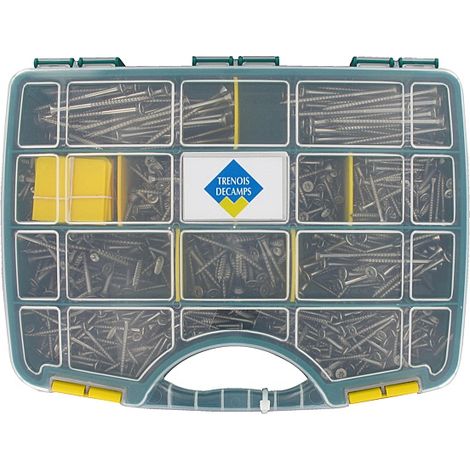Coffret 1055 de vis à bois aggloméré à tête fraisée - VISWOOD (1/2)