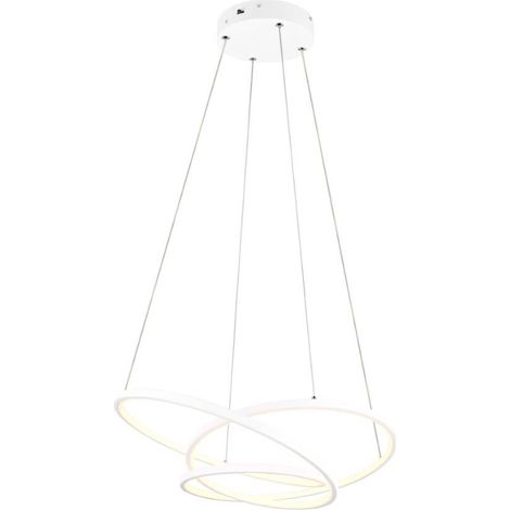 Lampe suspendue Vide Darvin blanc - 62cm - 349110131 (1/3)