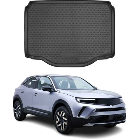 OMAC Kofferraumwanne Kompatibel mit Opel Mokka 2019-2021 Passgenau aus Gummi Schwarz (1/5)
