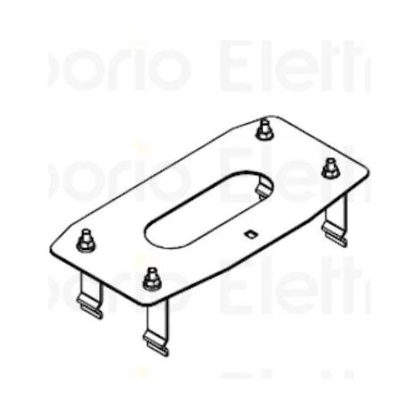 came pièce détachée plaque barrière gard gt8 88003-0158