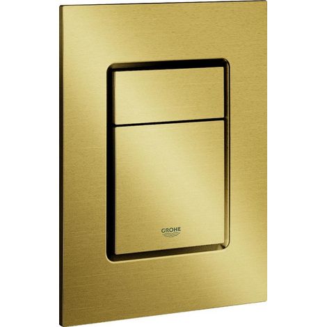 GROHE Skate Cosmopolitan S 37535 2-M./Start&Stopp placa de mando para inodoro brillante dorado geb