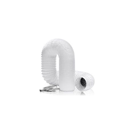 Conduit d'air Flexible Tuyau de Ventilation 160 mm x 6m en Feuille d'aluminium et PVC pour Seche Linge, Ventilateur Extracteur Air (1/4)