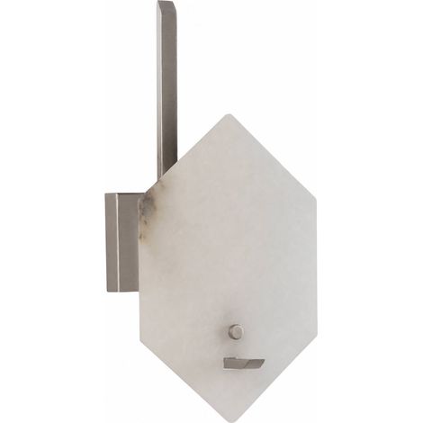 Applique murale en albâtre et nickel - nickel et albâtre (1/5)
