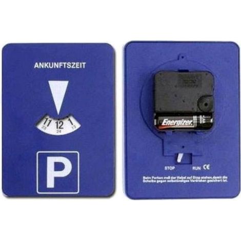 Disque zone bleu stationnement automatique avec horloge Marque dics