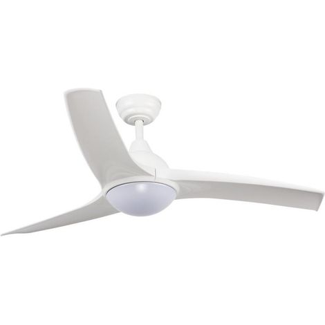 IluminaShop - Ventilador de Techo LED 24W Blanco Motor DC 3000+4000+6000 con Mando a Distancia (1/5)