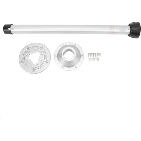 Kit de pieds de table en aluminium de 750 mm pour camping-car, pieds amovibles montés en surface avec base au sol, adapté aux supports de table flottants pour camping-cars. (1/5)
