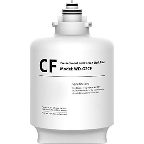Waterdrop WD-G2CF Filtre, Duree de Vie de 12 Mois, Remplacement pour WD-G2-B, WD-G2-W, Systeme D'osmose Iinverse (1/5)