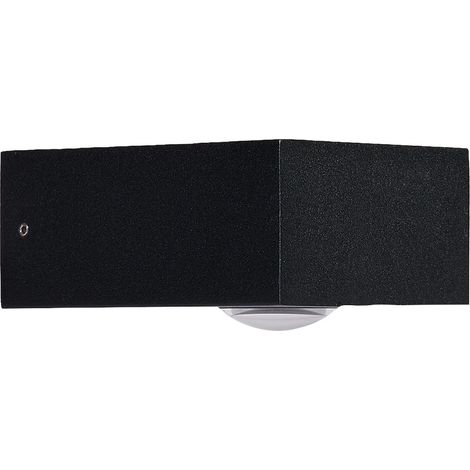 Applique ZERA noir 3000K 200lm 3W IP65 éclairage bas - EUROPOLE - 37901