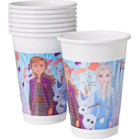 Procos- Bicchieri plastica Disney Frozen II (200ml), 8 Pezzi, Multicolore, 8 Unità (Confezione da 1), 93551 (1/2)