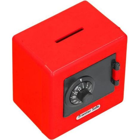Mini tirelire Étui de Rangement d'Argent Enfants Coffre-fort de Simulation Tirelire d'Argent à puericulture jouets Rouge (1/4)