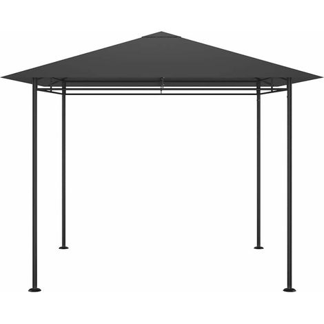 Gazebo Chiosco 3x3x2,7 m Antracite 180 g/m² (1/2)