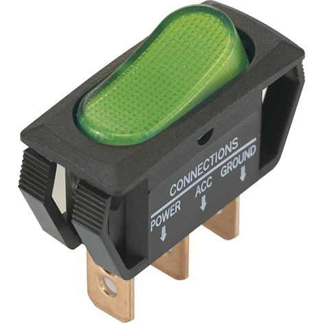 Interrupteur à bascule TRU COMPONENTS TC-R13-242B2 1588030 12 V/DC 25 A 1 x Off/On à accrochage 1 pc