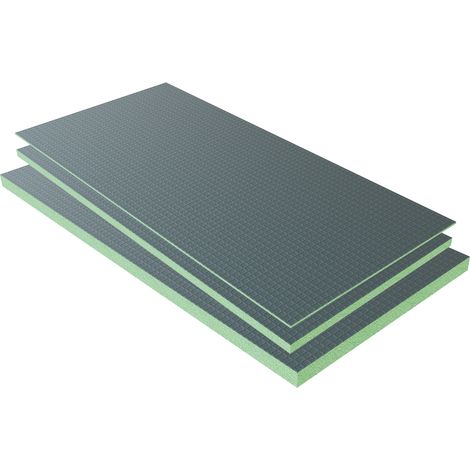 AICA 1250x600x40mm Pack of 4 Tile Backer Boards Wet Room Cement Coated Insulation Underfloor Heating