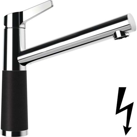Schock Küchenarmatur SC-510 Chrom/Cristalite Niederdruck Onyx (1/2)
