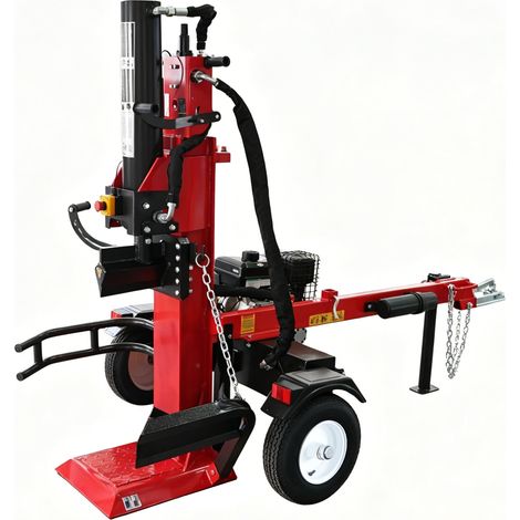 Fendeuse de bûches thermique 35 tonnes - Position verticale - Moteur essence Loncin 10,5 CV - Bûches 620 mm Torros HSP035