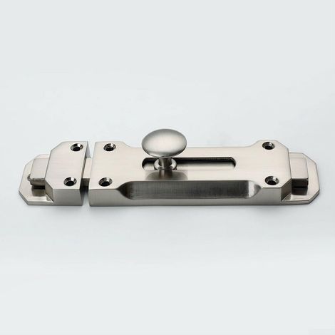Serrure de porte en alliage zinc nickel brossé pour portes (1/5)