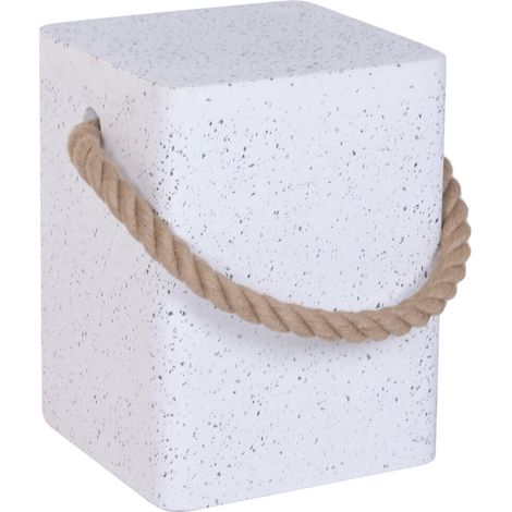 Mesita Auxiliar Hormigon Cuerda 35X35X46 Terrazo (1/5)