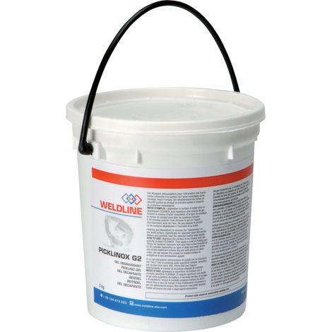 Décapant pâte inox 2kg pour nettoyage acier inoxydable – Élimine oxydes après soudage – Application uniforme – W000266428 – Saf-Fro