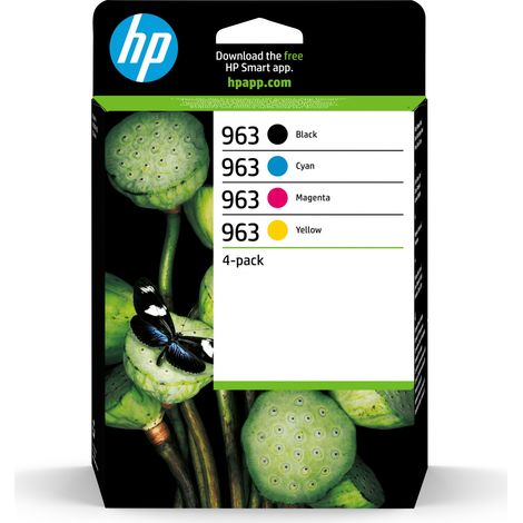 Cartuccia di Inchiostro Multipack HP 963 6ZC70AE Nero Ciano Magenta Giallo
