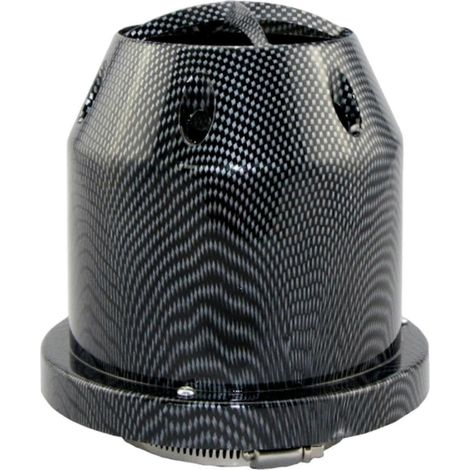 Filtre à air haute performance en fibre de carbone pour voiture, modèle champignon, filtre d'admission d'air 76 mm (1/5)