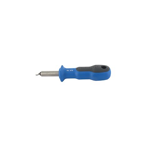 Entgratungswerkzeug Gedore für verschiedene Materialien. Rotationsmesser. Mit Schraubendrehergriff, Bithalter und Entgratbit.