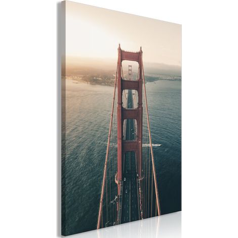 Tableau Imprimé "Golden Gate Bridge" 60 x 90 cm (1/2)