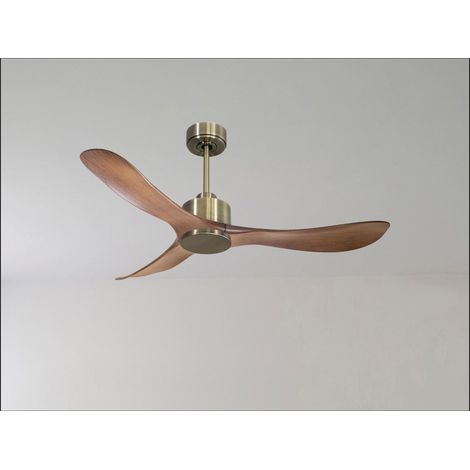 Modulo Low Profile Regular  - un ventilateur pour plafond bas , DC 132 cm Blanc pales abs noir sans Lumière 20 à 40 m² (1/5)