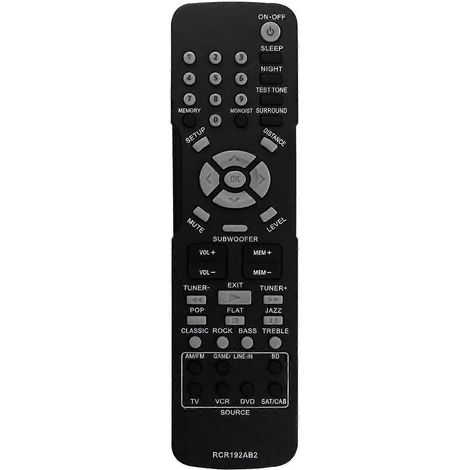 Ersatzfernbedienung RCR192AB2 für RCA RT2760, RT2770, RT2870, RT2870A, RT2906, RT2780R, RT2910 DVD-Heimkinosystem (1/5)