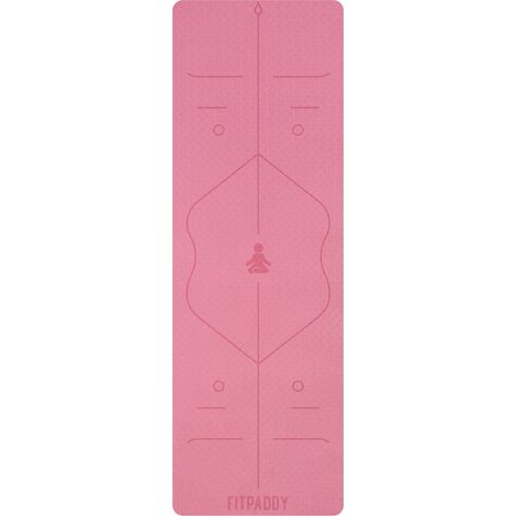 Tappetino di Yoga Fitpaddy Rosa (1/4)