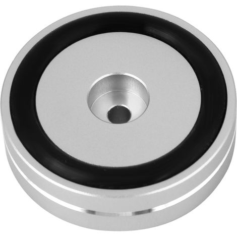 Patins de protection en alliage d'aluminium pour amplificateur audio, haut-parleur Hi-Fi, amortisseur d'isolation (argent)