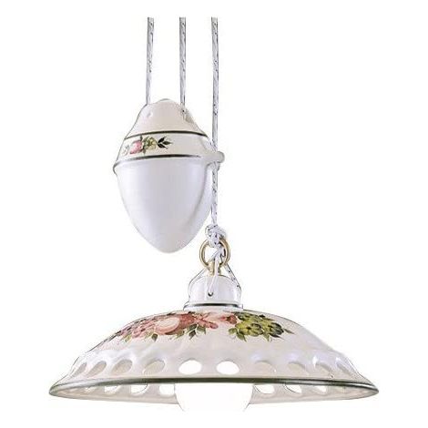 CLASSIC NAPOLI C373-11, Pendelleuchte mit keramischen Sauces, (1/2)
