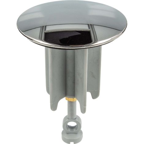 tecuro Universal Exzenterstopfen Ø 64 mm aranja-schwarzchrom, Ablaufstopfen Einsatz für Ablauf