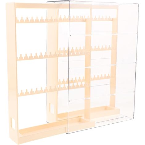 Boîte à Bijoux pour Boucles D'oreilles en Plastique Pet Élégante et Sophistiquée, Organisateur de Colliers Suspendus, Tour de Rangement Pratique Maison et Présent (1/5)
