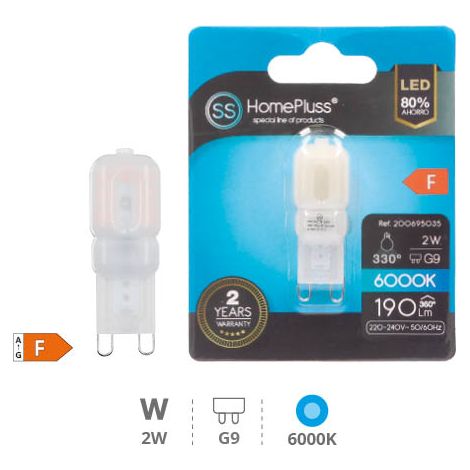 LED G9 2W - BLANC FROID 6000K