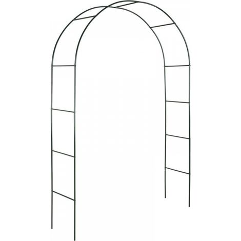 Arche de Jardin, Support pour Plantes grimpantes Arche à rosiers Tuteur Décoration extérieure, 240x140x37cm (1/5)
