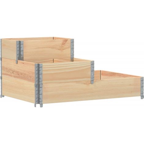 Maison Exclusive - Fioriera Rialzata 3 Livelli 120x80 cm Legno Massello di Pino
