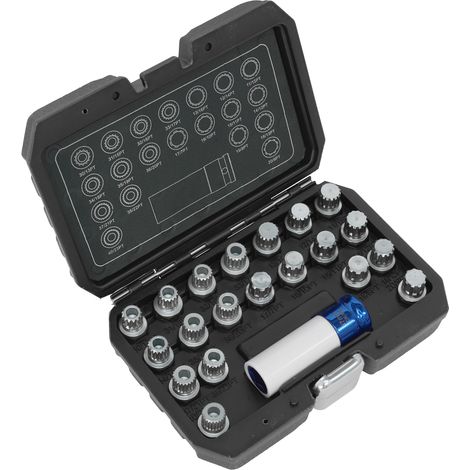 Sealey Locking Wheel Nut Key Set 21pc - BMW & Mini SX209