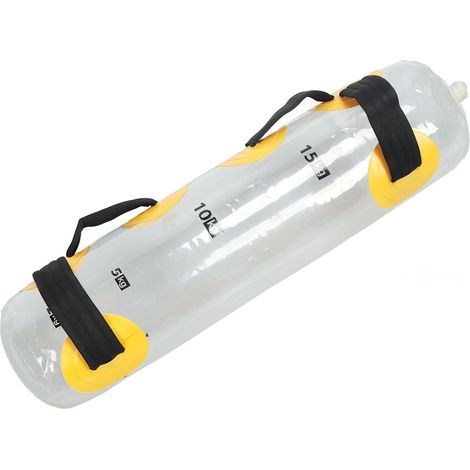 Sac lesté d'entraînement à l'eau en PVC haute capacité avec couvercle à fermeture hermétique, pour hommes et femmes. (1/5)