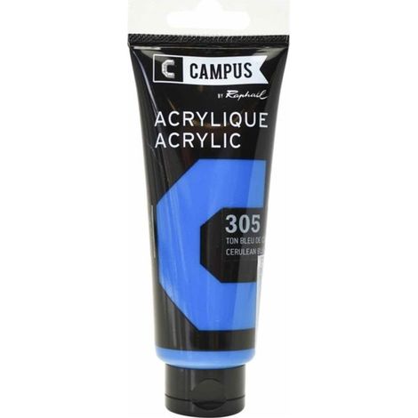 Peinture acrylique 100 ml - Bleu Ceruleum n°305