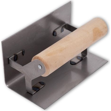 Frattazzo ad angolo interno Marshalltown con raggio quadrato, in acciaio, per muratori a secco e stuccatori Dimensioni: 127x64 mm (1/5)