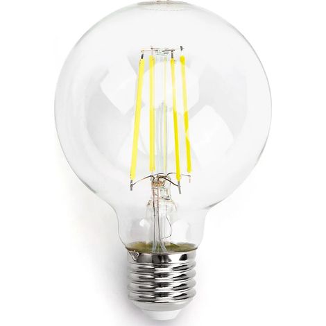 Ampoule aigostar g125 led filament 8w 6500k